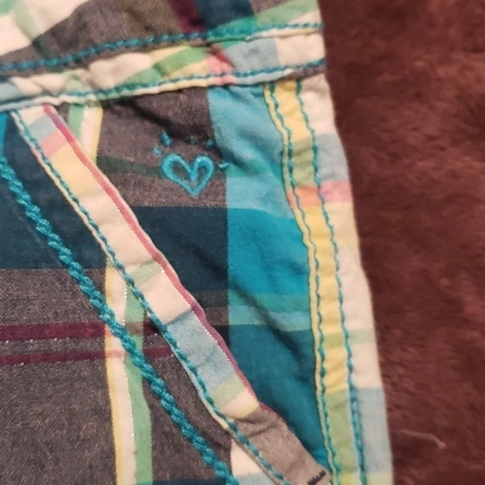 Girls plaid‎ shorts